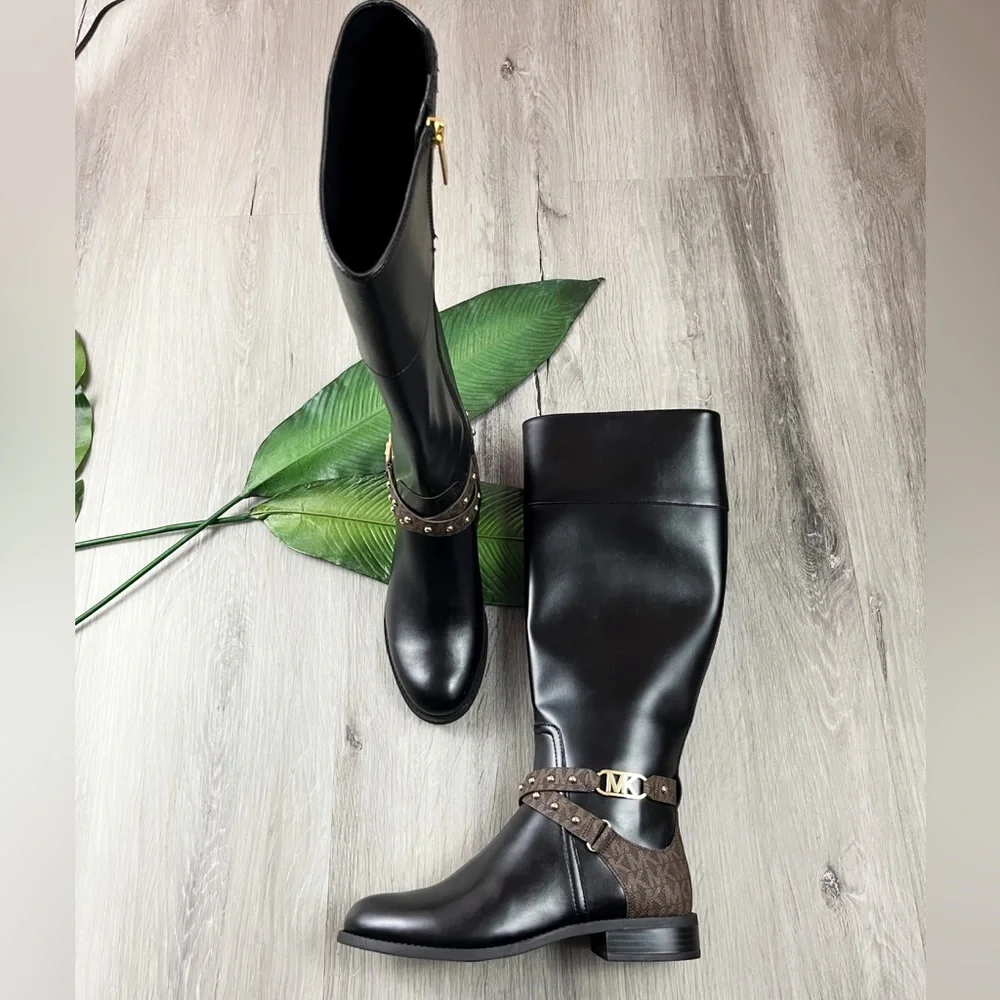 Michael Kors Kincaid Leather Riding Boot✨Brand new